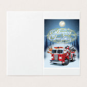 Weihnachtskarte (Außenseite Aufgefaltet)