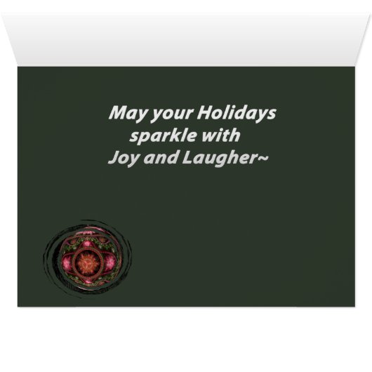 Weihnachtskarte (Innenansicht Horizontal (Unten))