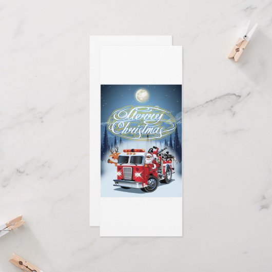 Weihnachtskarte (Vorderseite/Rückseite Beispiel)