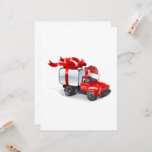 Weihnachtskarte (Vorderseite/Rückseite Beispiel)