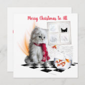 Weihnachtskarte (Vorne/Hinten)