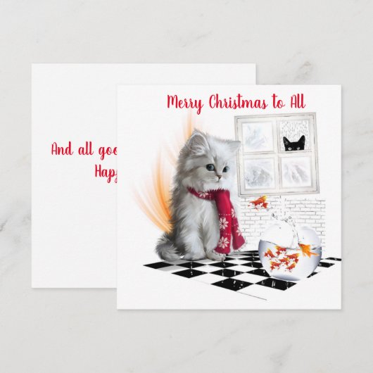 Weihnachtskarte (Vorne/Hinten)