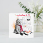 Weihnachtskarte (Stehend Vorderseite)