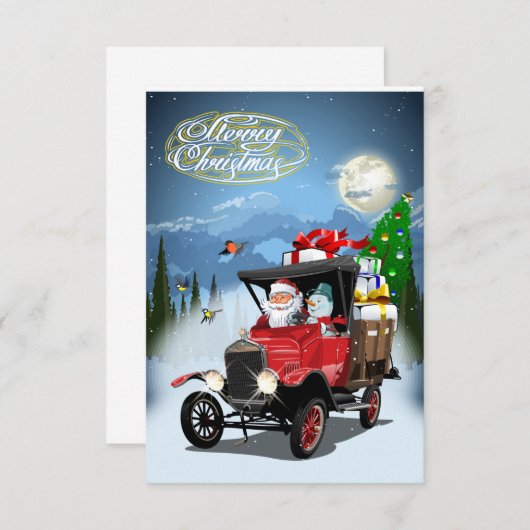 Weihnachtskarte (Vorne/Hinten)