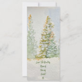 Weihnachtskarte (Rückseite)