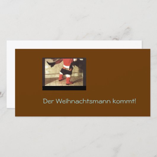 Weihnachtskarte (Vorne/Hinten)