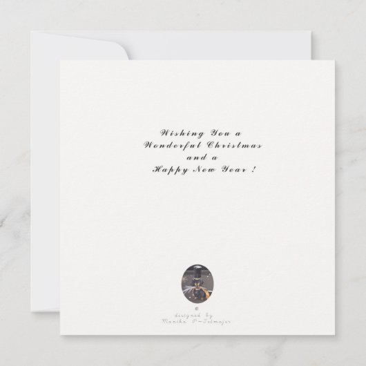 Weihnachtskarte (Rückseite)