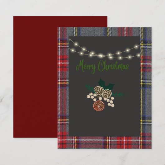 Weihnachtskarte (Vorne/Hinten)