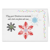 Weihnachtskarte (Vorderseite (Horizontal))