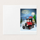 Weihnachtskarte (Außenseite Aufgefaltet)