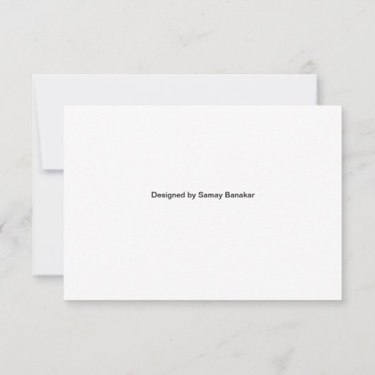 Weihnachtskarte (Rückseite)