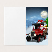 Weihnachtskarte (Außenseite Aufgefaltet)