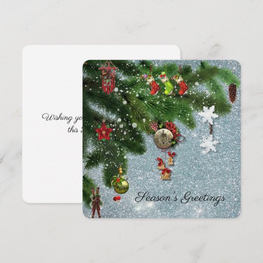 Weihnachtskarte (Vorne/Hinten)