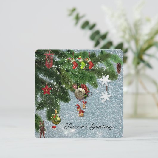 Weihnachtskarte (Stehend Vorderseite)