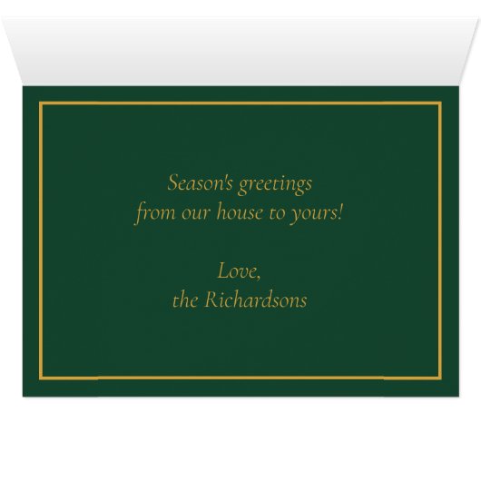 Weihnachtskarte (Innenansicht Horizontal (Unten))