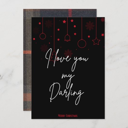 Weihnachtskarte (Vorne/Hinten)