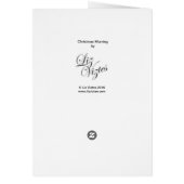 Weihnachtskarte (Hinten)