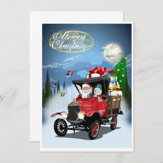 Weihnachtskarte (Vorne/Hinten)