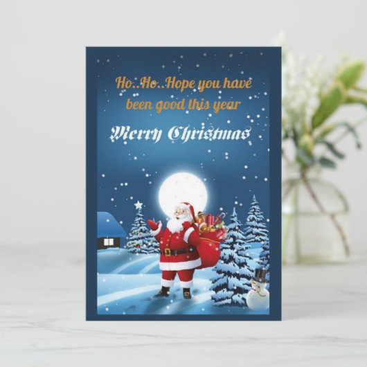 Weihnachtskarte (Stehend Vorderseite)