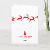 Weihnachtskarte 2011 feiertagskarte (Rückseite)