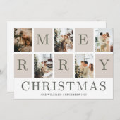 Weihnachtskarte 2023 Weihnachtsgrüße mit Foto Feiertagskarte (Vorne/Hinten)