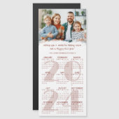 Weihnachtskarte 2024 Foto für Kalender Magnetkarte (Vorne/Hinten)