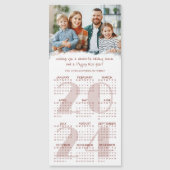 Weihnachtskarte 2024 Foto für Kalender Magnetkarte (Vorderseite)