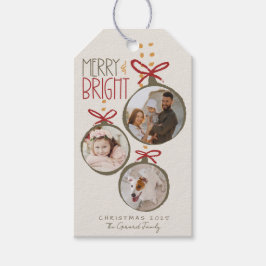 Weihnachtskarte 2025 für Fotos Vielen Dank Geschenkanhänger