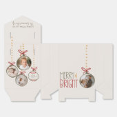 Weihnachtskarte 2025 für Fotos Vielen Dank Geschenkschachtel (Ungefaltet)