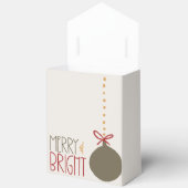 Weihnachtskarte 2025 für Fotos Vielen Dank Geschenkschachtel (Offen)