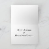 Weihnachtskarte 2 feiertagskarte (Innenseite)