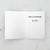 Weihnachtskarte - 3 Strümpfe Feiertagskarte (Innenseite)