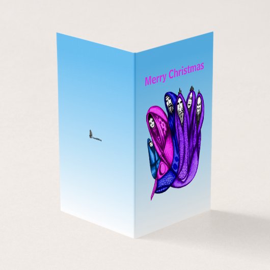 Weihnachtskarte 4" x 3,5" (Vorderseite)