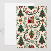 Weihnachtskarte (5*7) dankeskarte (Vorne/Hinten)