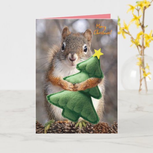 Weihnachtskarte 5 x 7" Mr. Bickles Karte (Gelbe Blume)