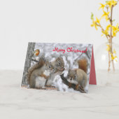 Weihnachtskarte 7 x 5" mit Herrn Bickles Karte (Gelbe Blume)