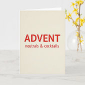 Weihnachtskarte Advent in Not Karte (Gelbe Blume)