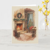 Weihnachtskarte - Alle Reisen der Saison Karte (Gelbe Blume)