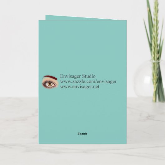 Weihnachtskarte: Alt werden Karte (Rückseite)