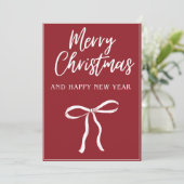 Weihnachtskarte am liebsten feiertagskarte (Stehend Vorderseite)