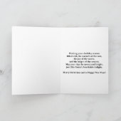 Weihnachtskarte am Meer Karte (Innenseite)