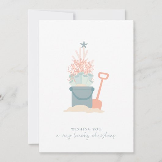 Weihnachtskarte am Meer Weihnachten Foto Weihnacht (Vorderseite)