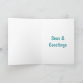 Weihnachtskarte an der Küste - Beach Holiday Card Karte (Innenseite)