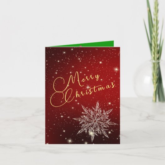 Weihnachtskarte Ankündigung (Vorderseite)