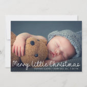 Weihnachtskarte Ankündigung (Vorderseite)