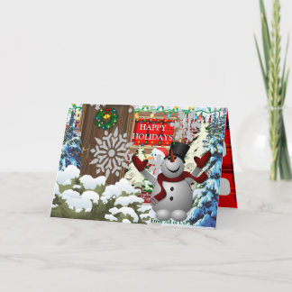 Weihnachtskarte Ankündigung