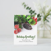 Weihnachtskarte anpassen feiertagskarte (Stehend Vorderseite)