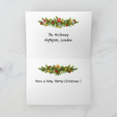 Weihnachtskarte - Archway, Highgate, London Feiertagskarte (Innenseite)