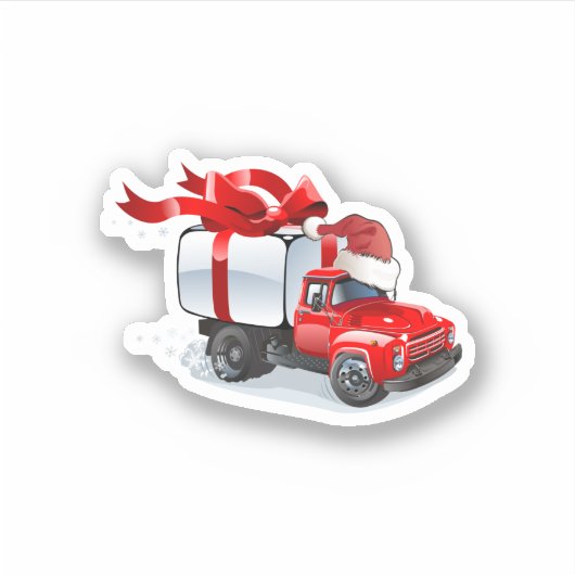 Weihnachtskarte Aufkleber (Vorderseite)