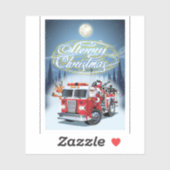 Weihnachtskarte Aufkleber (Blatt)